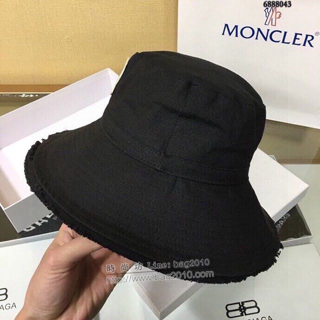 Moncler女士帽子 蒙口經典做舊漁夫帽遮陽帽  mm1138
